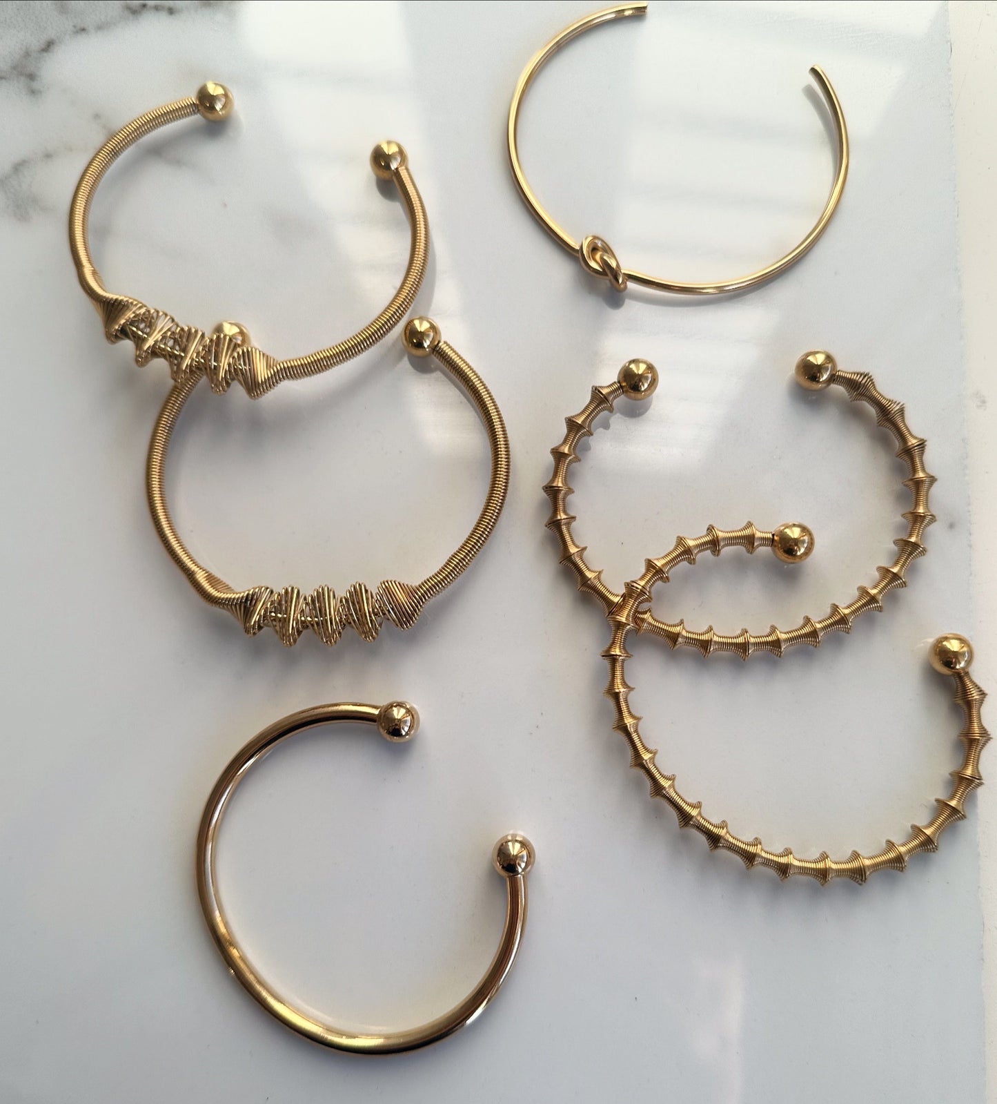 Bangle bracelets